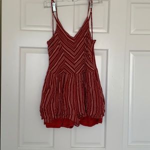 Striped romper